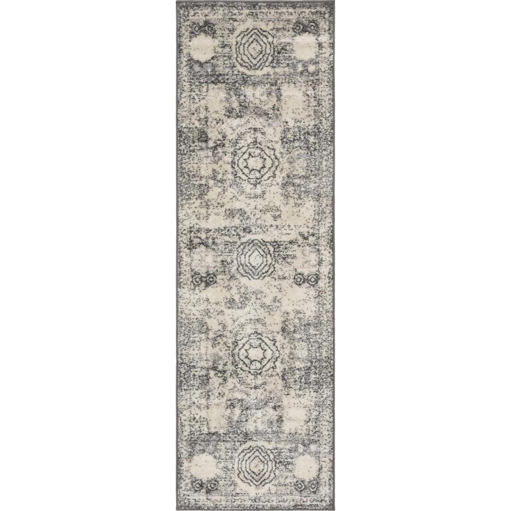 Wells Bromley Rug, Light Gray (2' 0 x 6' 7). Picture 1