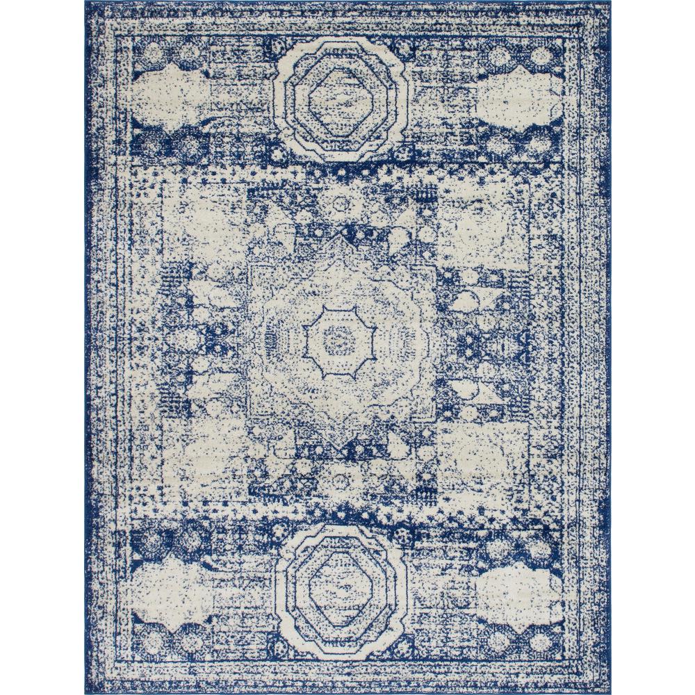 Wells Bromley Rug, Blue (8' 0 x 10' 0). Picture 1
