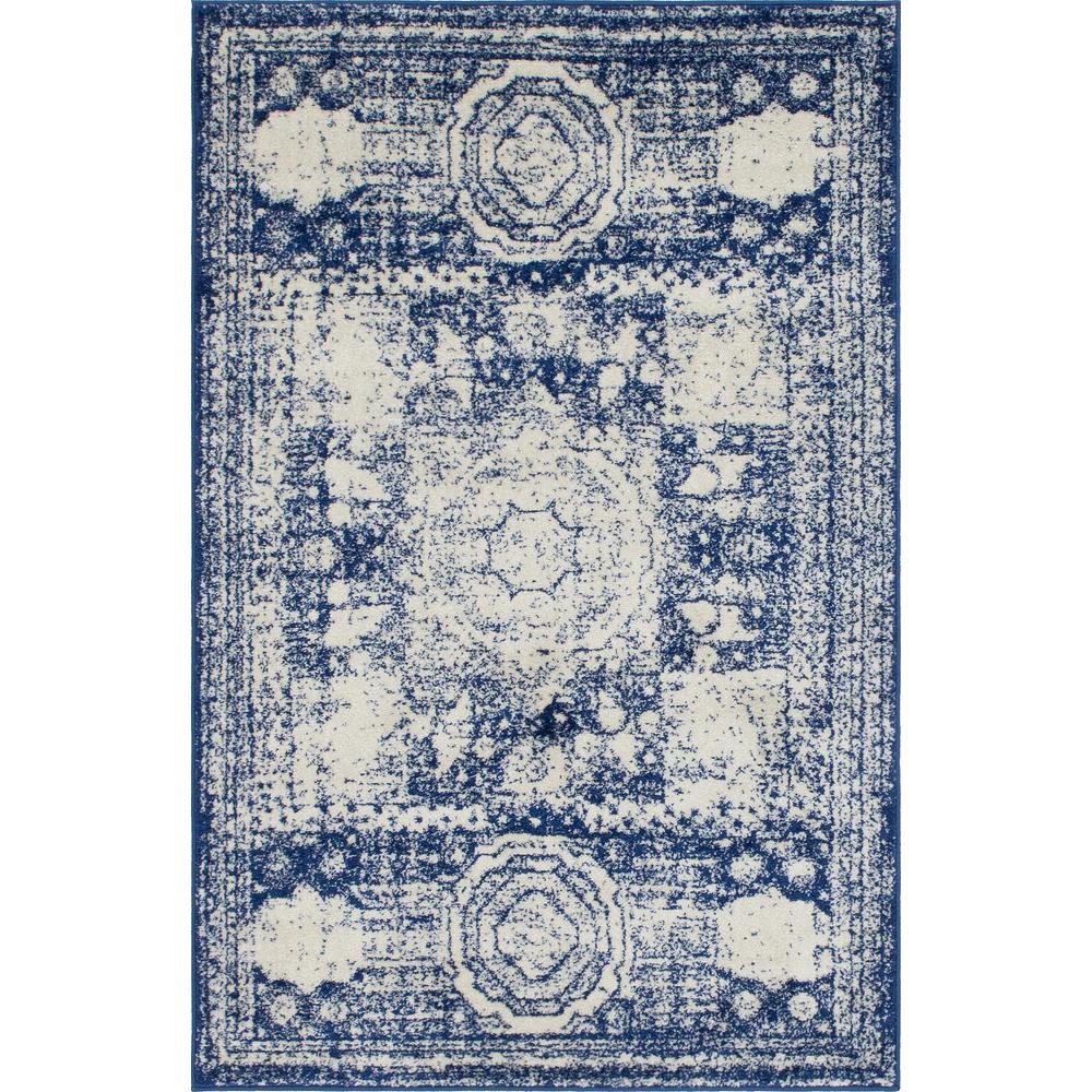Wells Bromley Rug, Blue (4' 0 x 6' 0). Picture 1