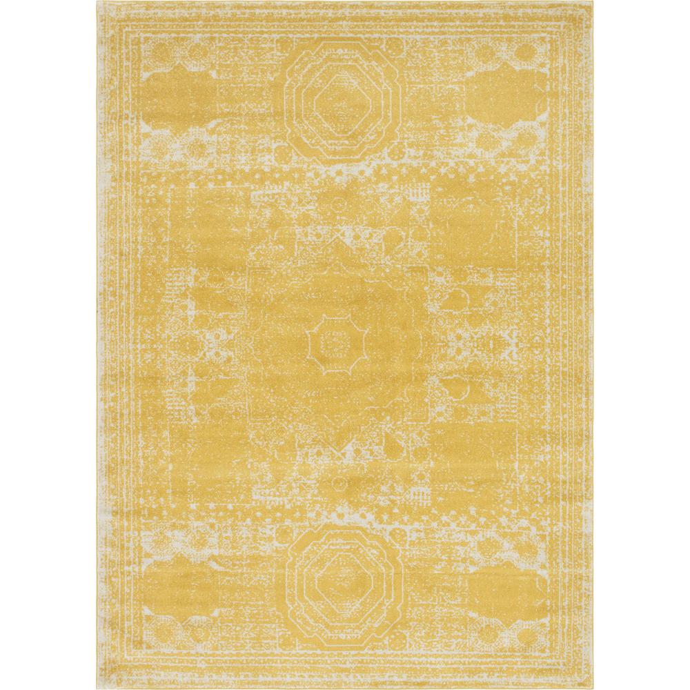 Wells Bromley Rug, Yellow (9' 0 x 12' 0). Picture 1