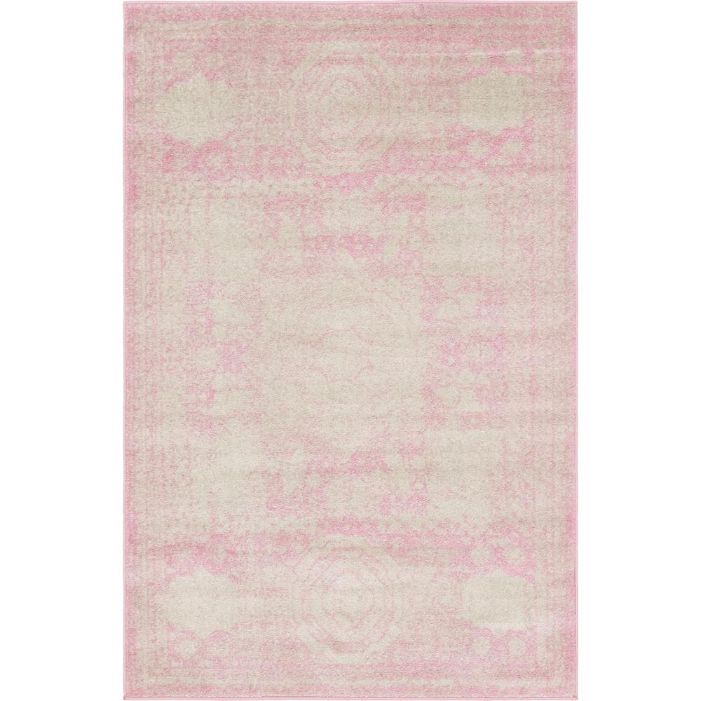 Wells Bromley Rug, Pink (4' 0 x 6' 0). Picture 1
