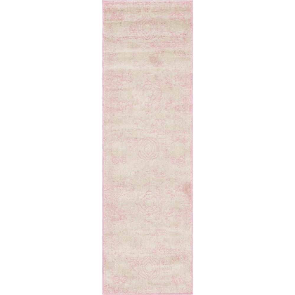 Wells Bromley Rug, Pink (2' 0 x 6' 7). Picture 1