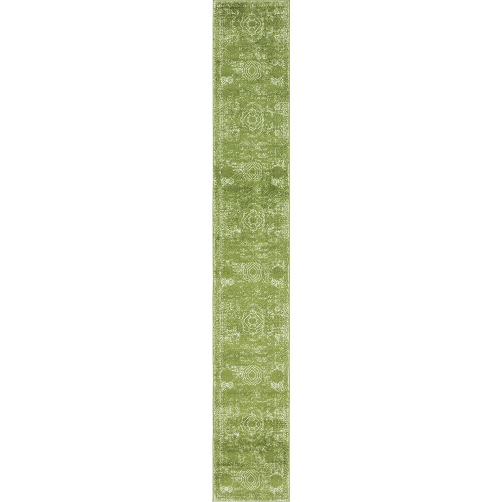Wells Bromley Rug, Green (2' 0 x 13' 0). Picture 1