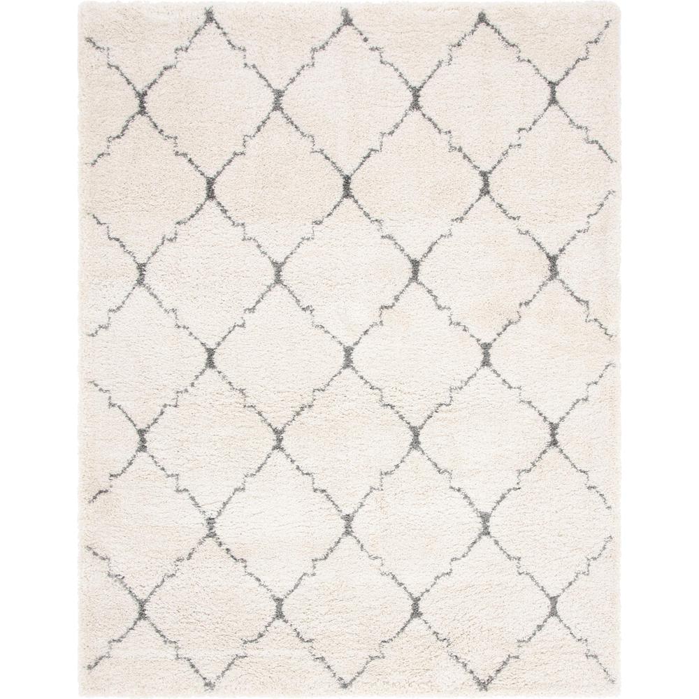 Fractured Rabat Shag Rug, Ivory (8' 0 x 10' 0). Picture 1