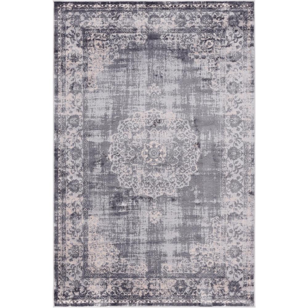 Blackthorn Leila Rug, Gray (5' 0 x 8' 0). Picture 1