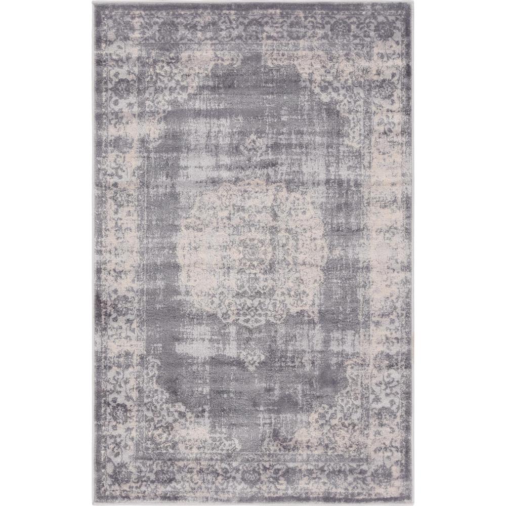 Blackthorn Leila Rug, Gray (3' 3 x 5' 3). Picture 1