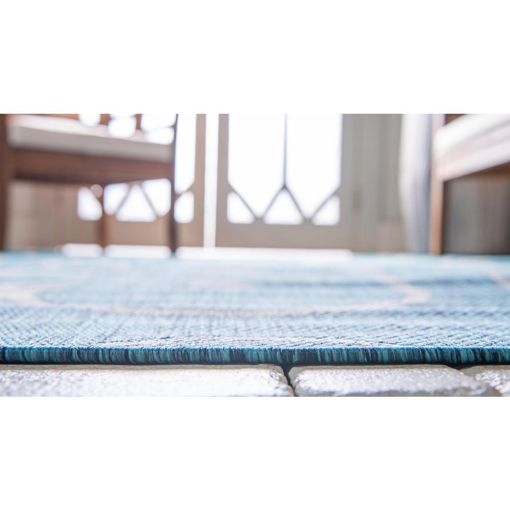 Outdoor Curl Rug, Teal (6' 0 x 9' 0). Picture 5
