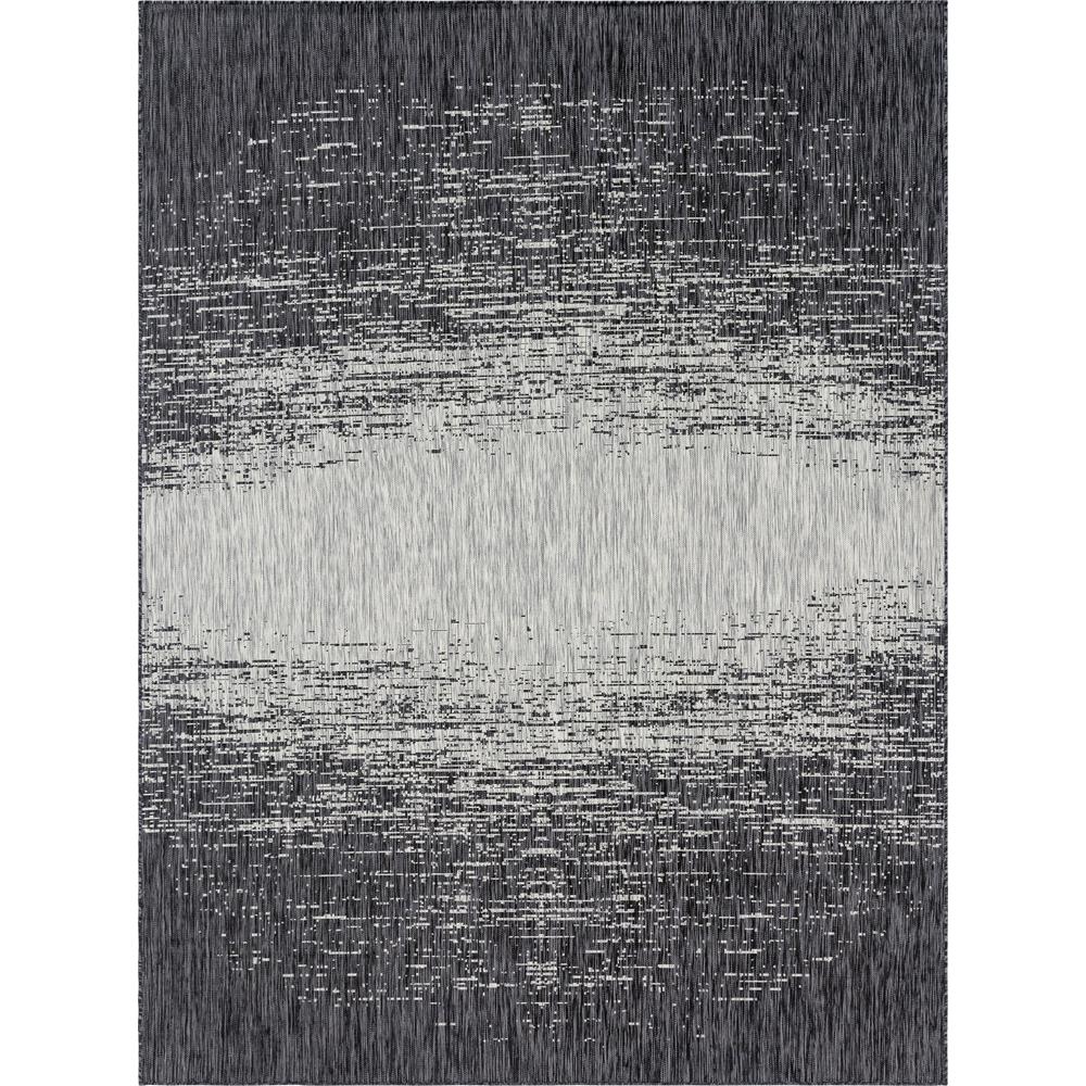 Outdoor Ombre Rug, Gray (9' 0 x 12' 0). Picture 1