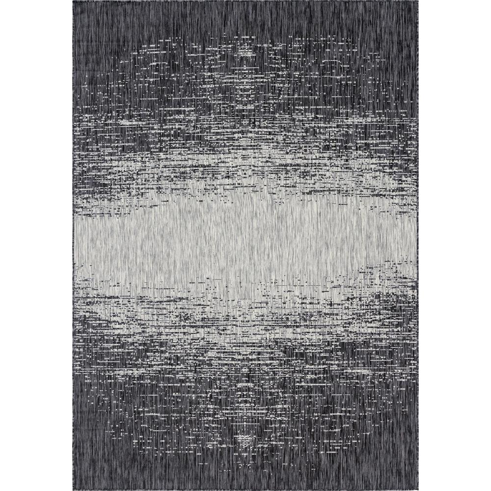 Outdoor Ombre Rug, Gray (7' 0 x 10' 0). Picture 1
