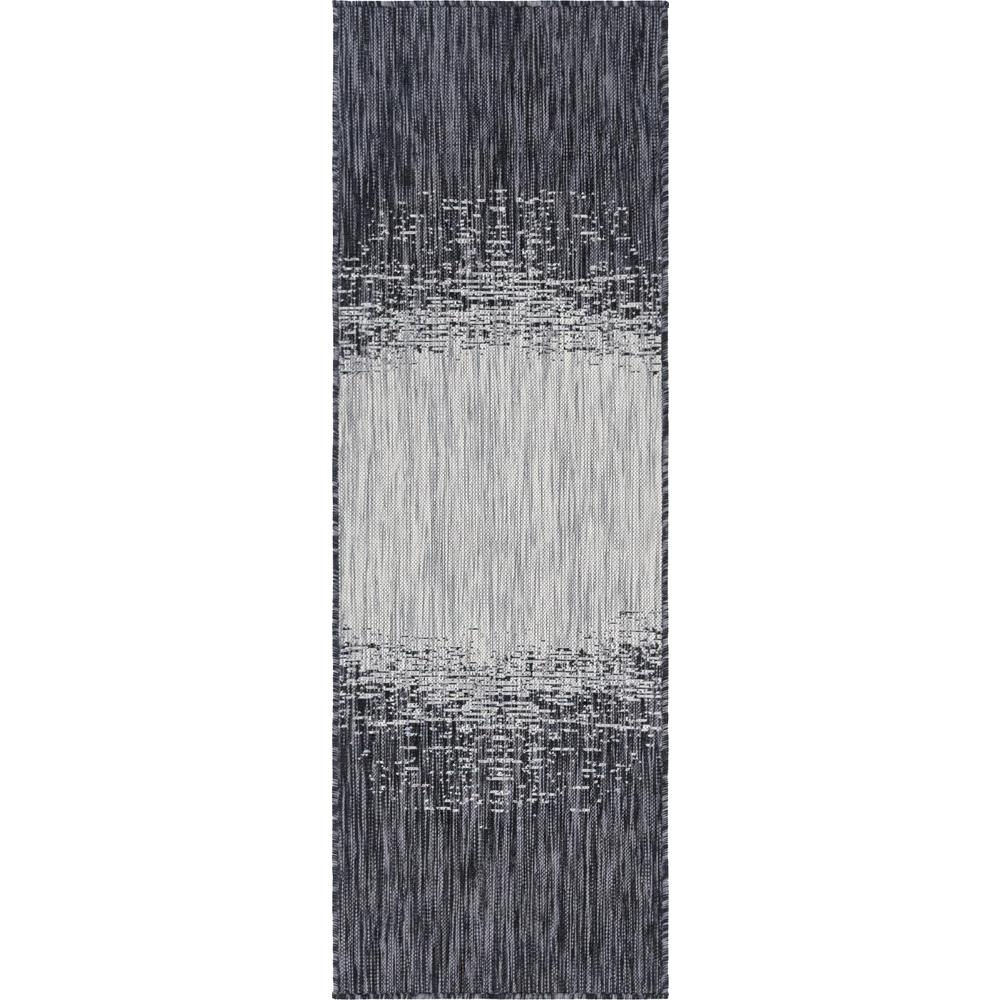 Outdoor Ombre Rug, Gray (2' 0 x 6' 0). Picture 1