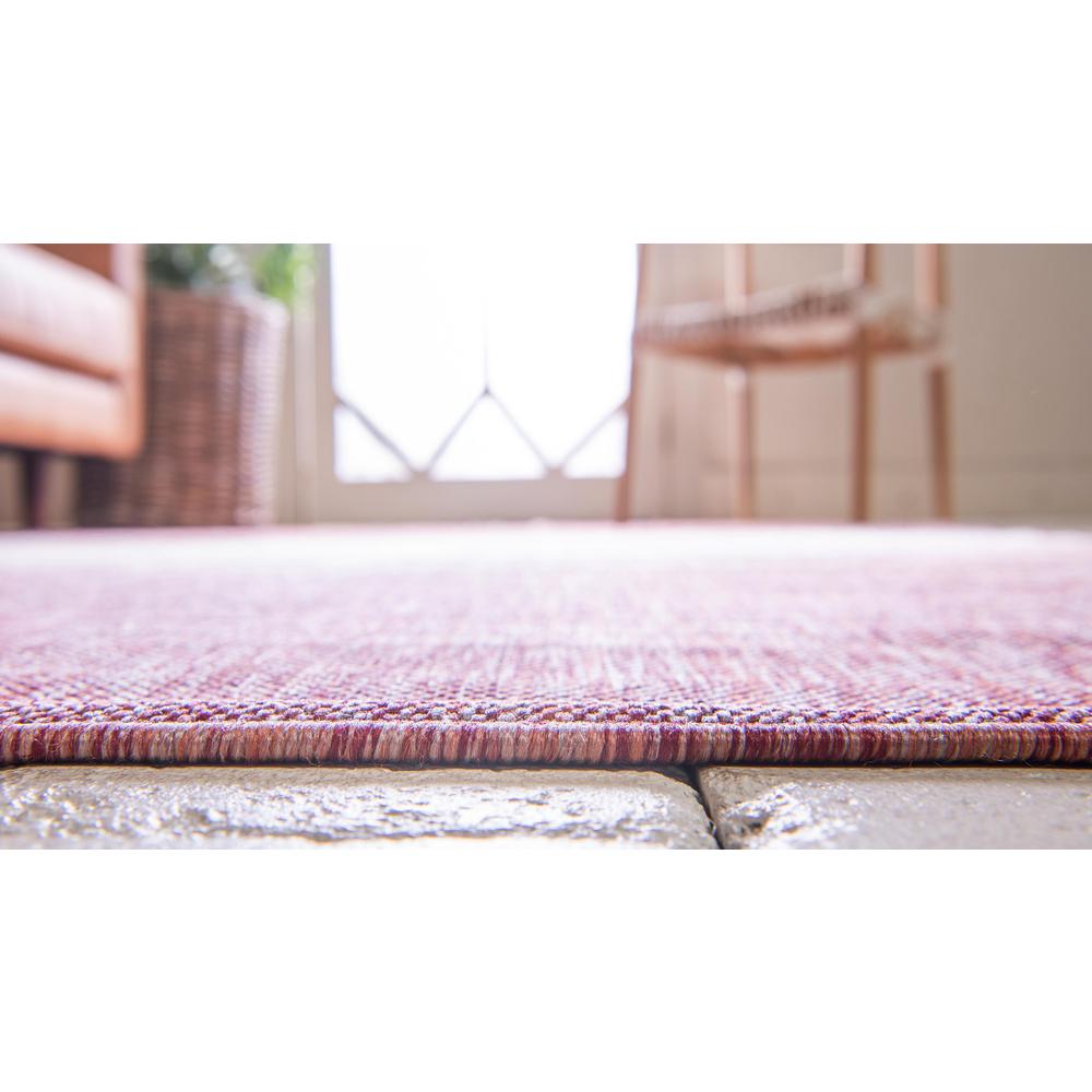Outdoor Ombre Rug, Rust Red (4' 0 x 4' 0). Picture 5