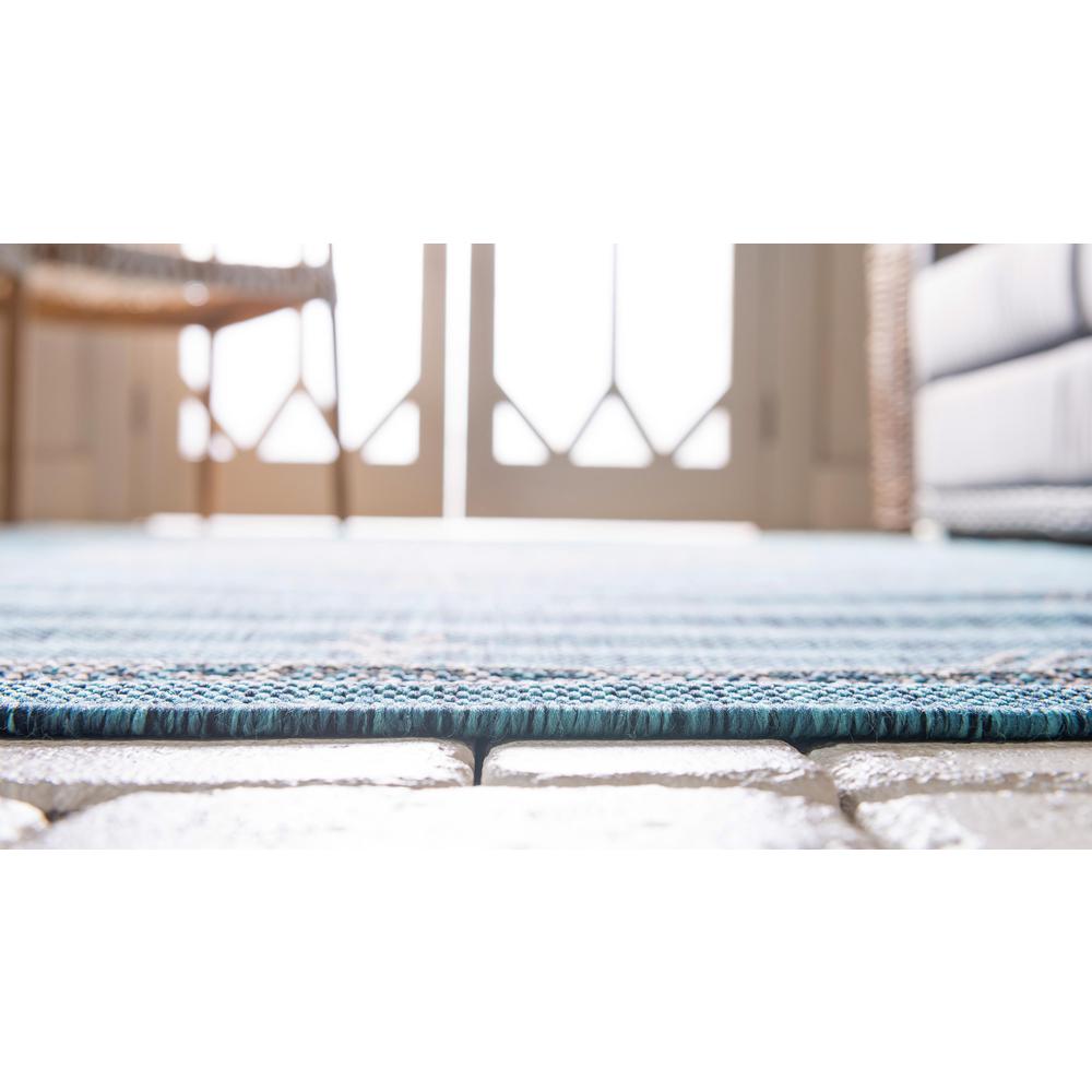 Outdoor Antique Rug, Teal (8' 0 x 11' 4). Picture 5