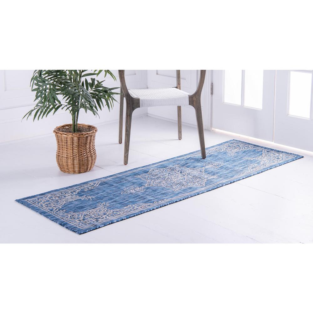 Outdoor Antique Rug, Blue (2' 2 x 6' 0). Picture 3