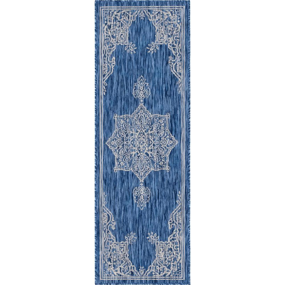 Outdoor Antique Rug, Blue (2' 2 x 6' 0). Picture 1