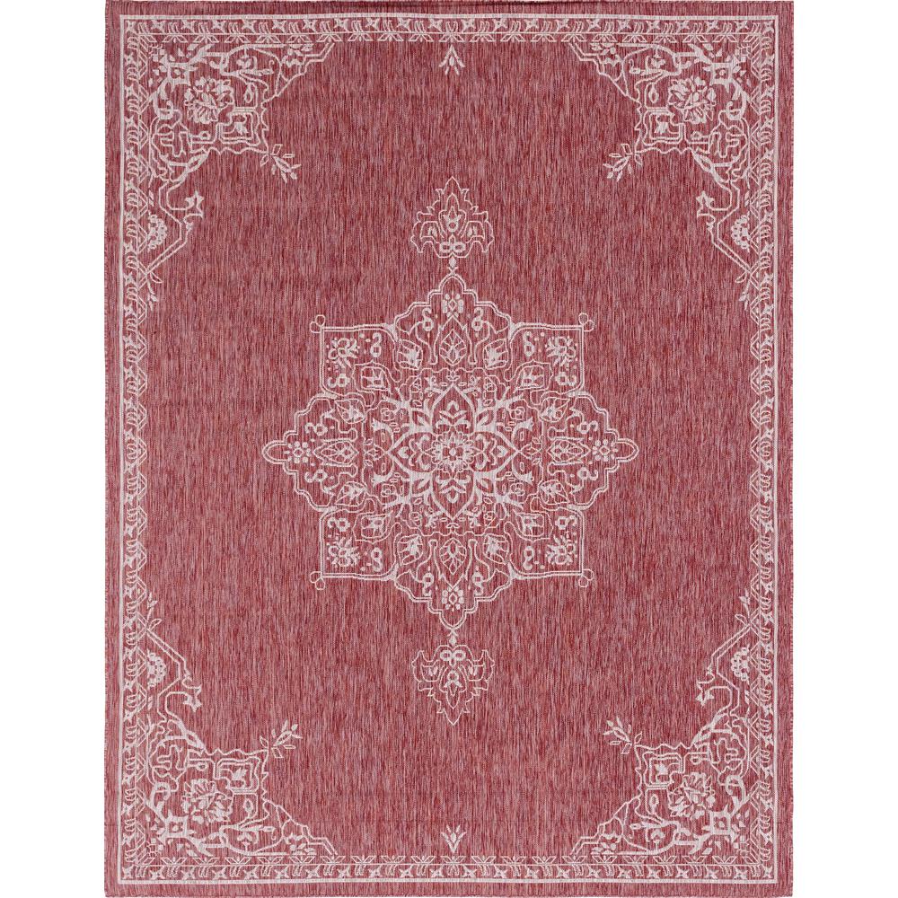 Outdoor Antique Rug, Rust Red (9' 0 x 12' 0). Picture 1