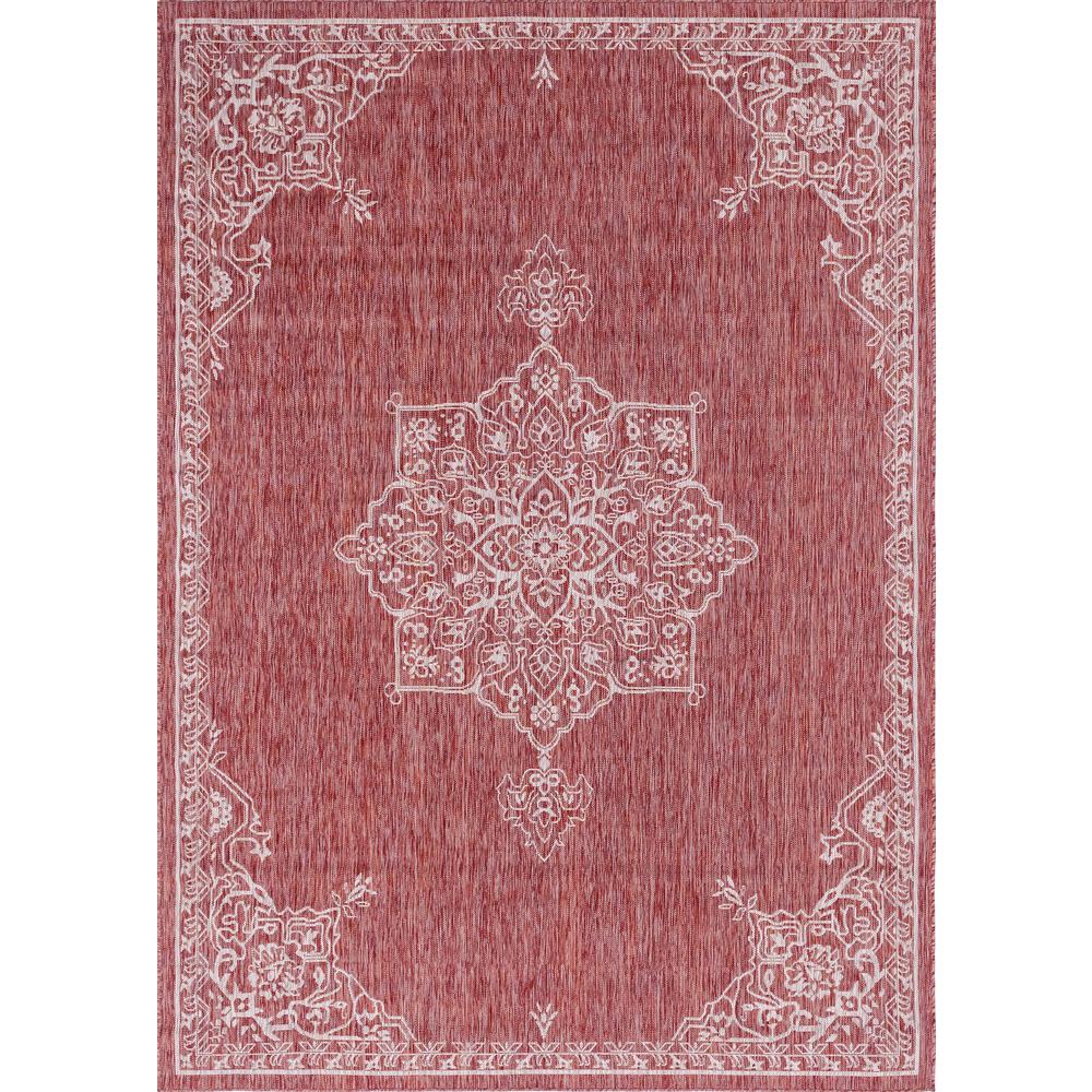 Outdoor Antique Rug, Rust Red (7' 0 x 10' 0). Picture 1