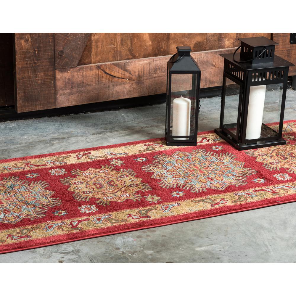Cyrus Sahand Rug, Red (2' 0 x 6' 2). Picture 4