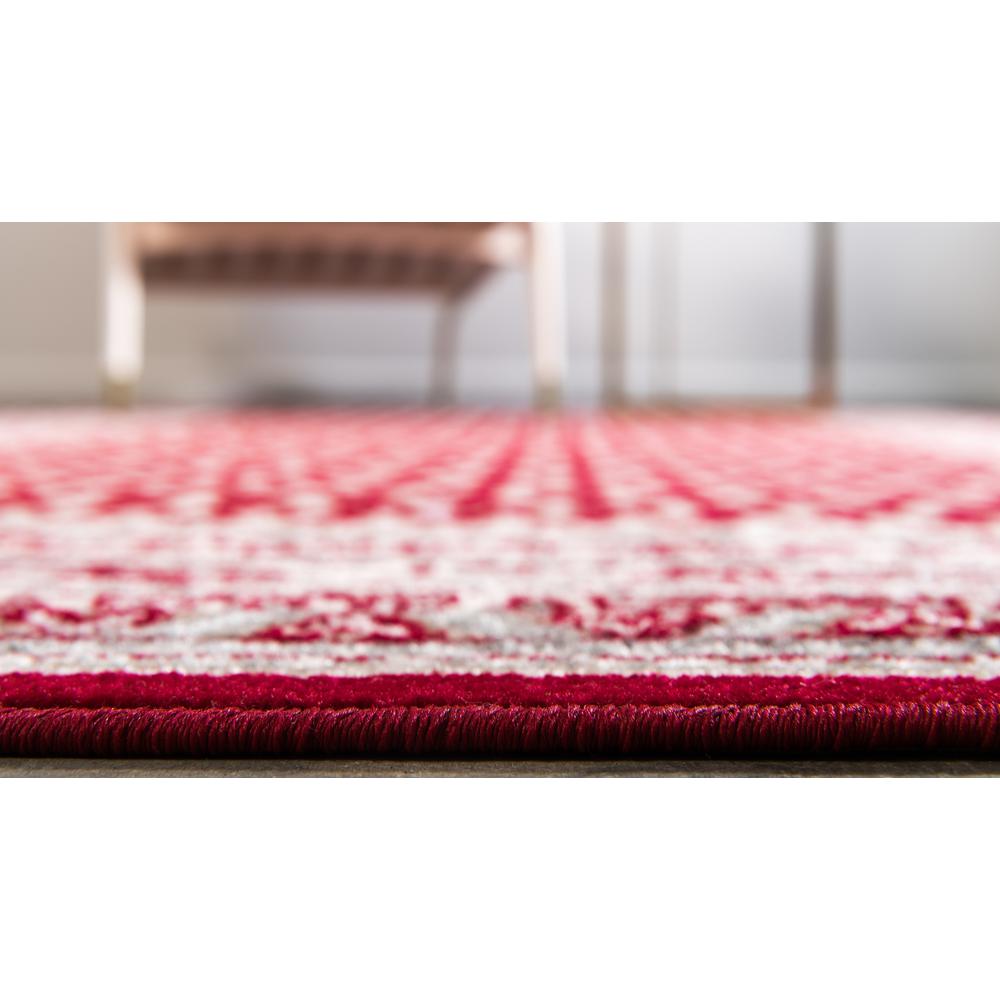 Allover Williamsburg Rug, Red (3' 7 x 3' 7). Picture 5