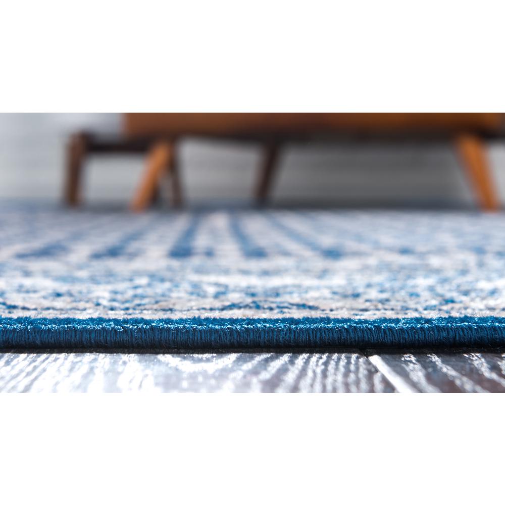 Allover Williamsburg Rug, Navy Blue (3' 7 x 3' 7). Picture 5