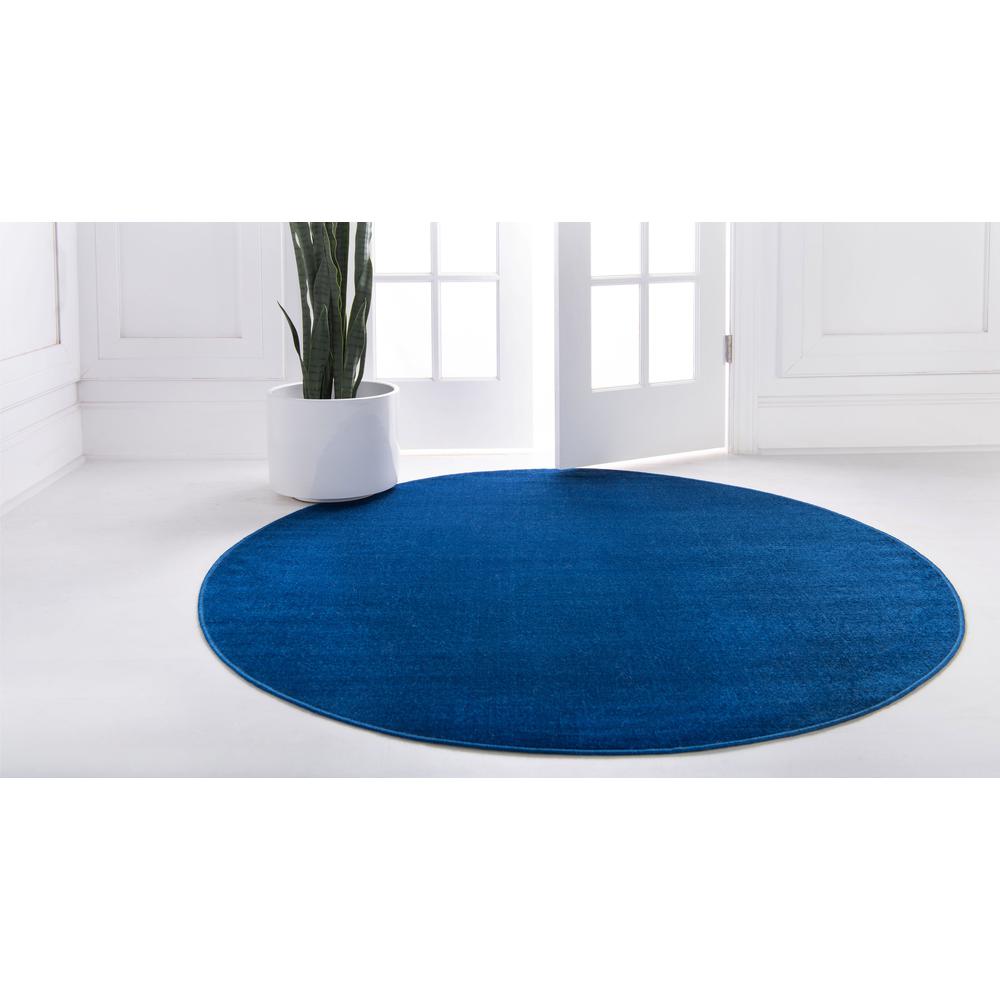 Solid Williamsburg Rug, Navy Blue (3' 7 x 3' 7). Picture 3