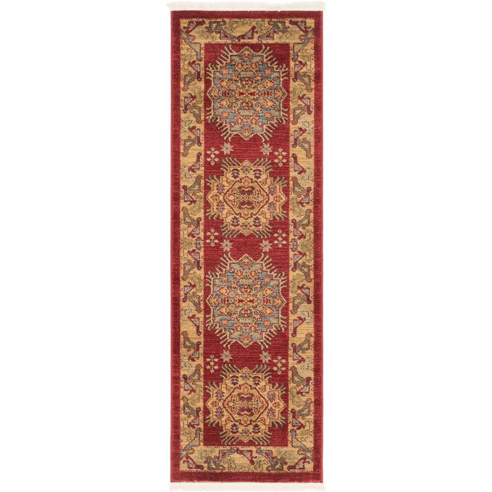 Cyrus Sahand Rug, Red (2' 0 x 6' 2). Picture 1