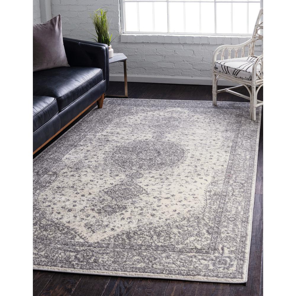 Midnight Bromley Rug, Light Gray (2' 0 x 3' 0). Picture 2
