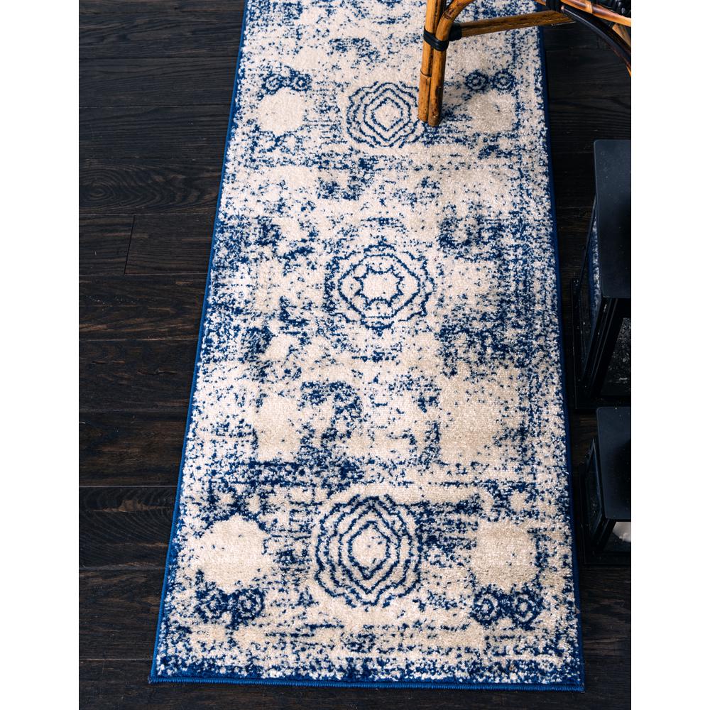 Wells Bromley Rug, Blue (2' 0 x 8' 8). Picture 2