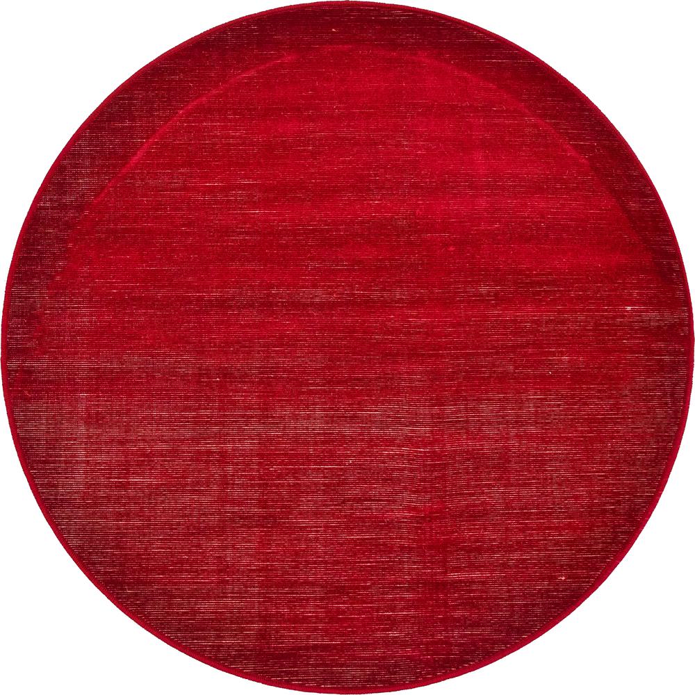 Solid Williamsburg Rug, Red (3' 7 x 3' 7). Picture 1