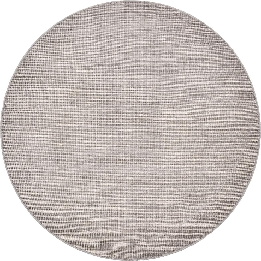 Solid Williamsburg Rug, Gray (3' 7 x 3' 7). Picture 1