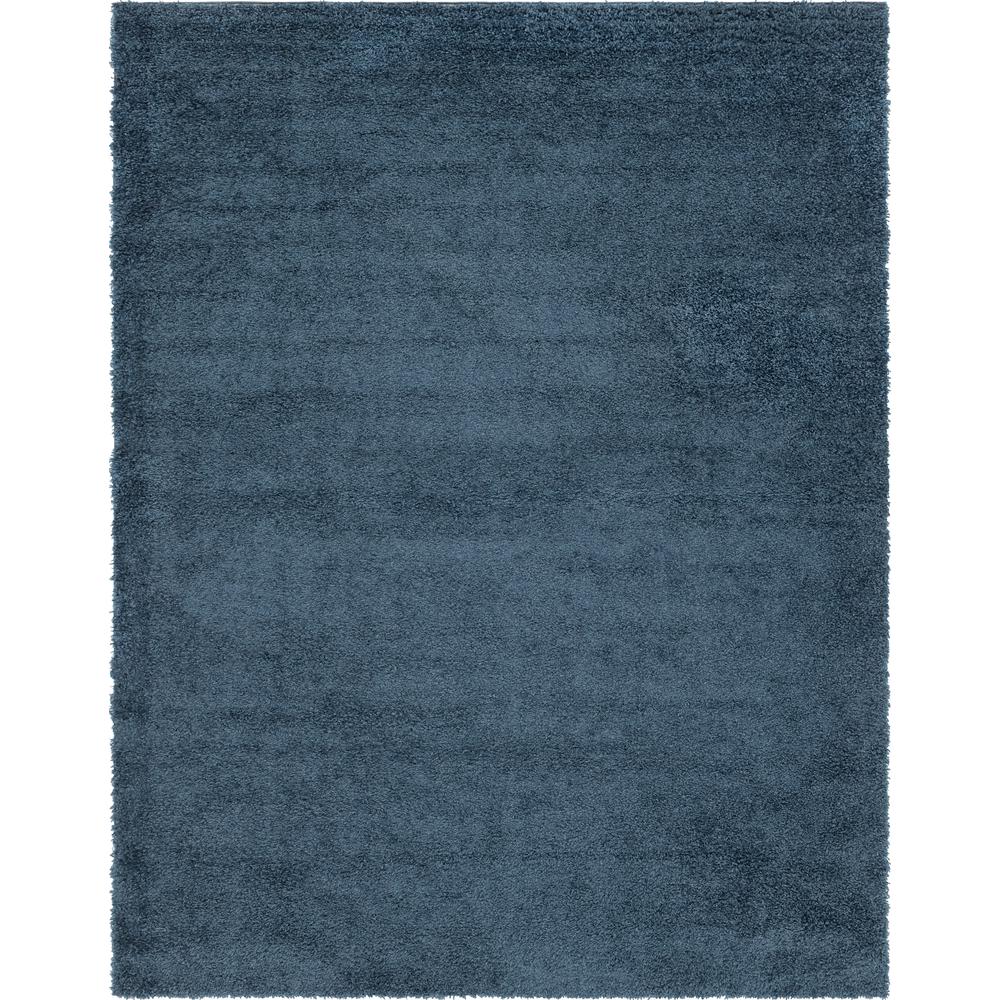 Davos Shag Rug, Marine Blue (10' 0 x 13' 0). Picture 1