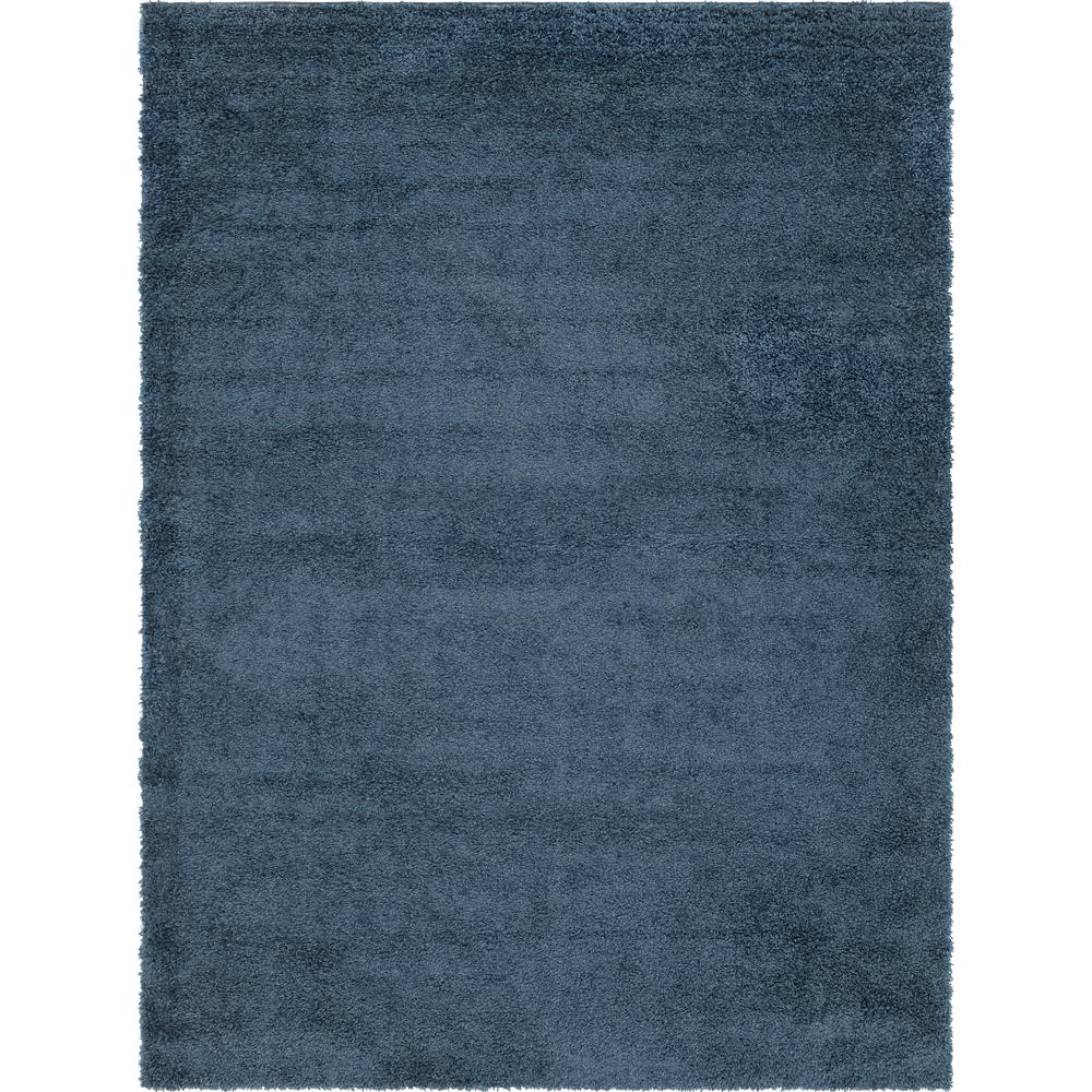 Davos Shag Rug, Marine Blue (9' 0 x 12' 0). Picture 1