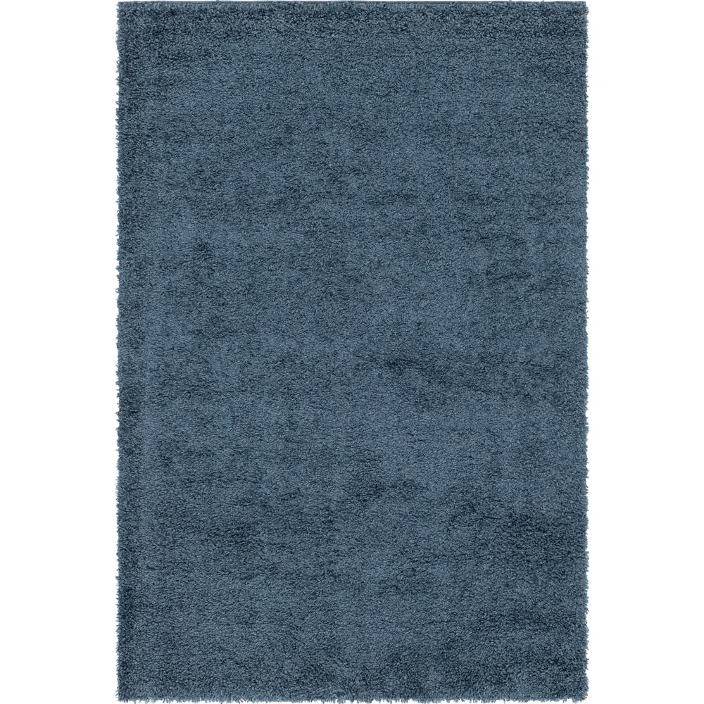 Davos Shag Rug, Marine Blue (6' 0 x 9' 0). Picture 1