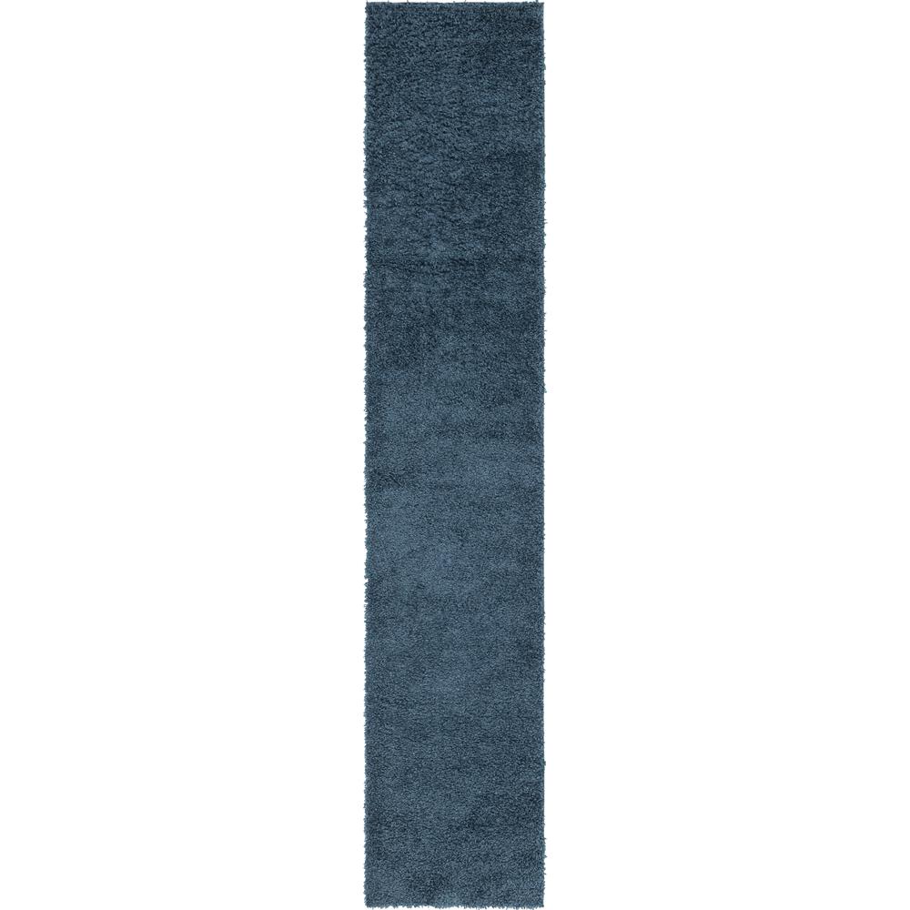 Davos Shag Rug, Marine Blue (2' 7 x 13' 0). Picture 1