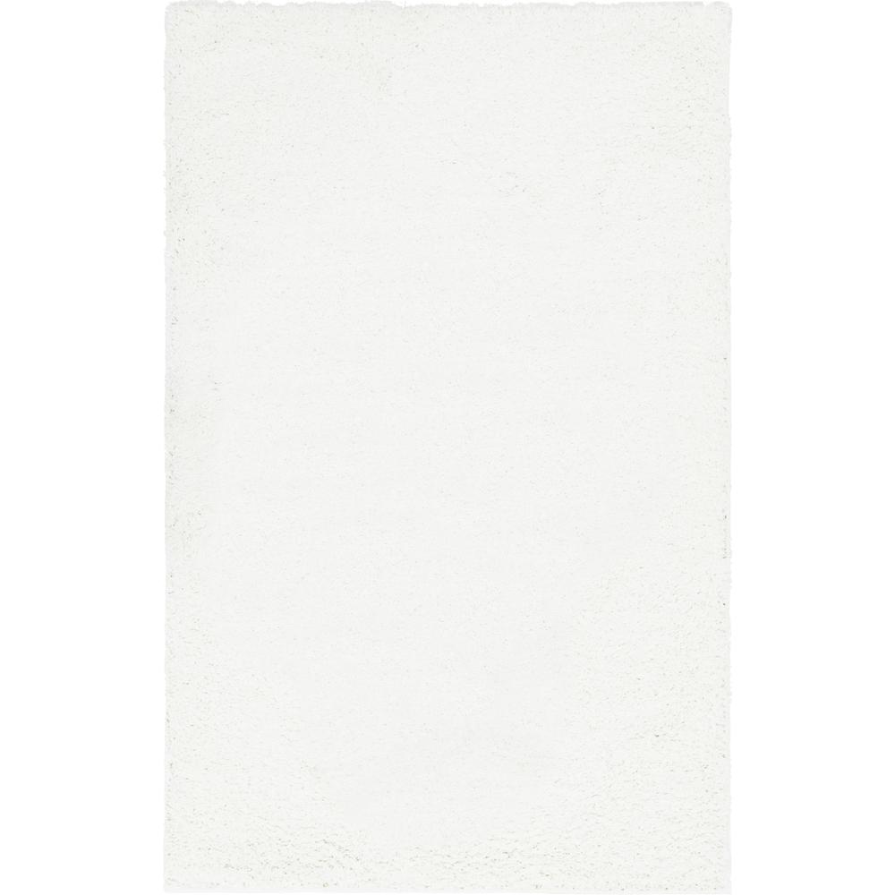Davos Shag Rug, Ivory (5' 0 x 8' 0). Picture 1