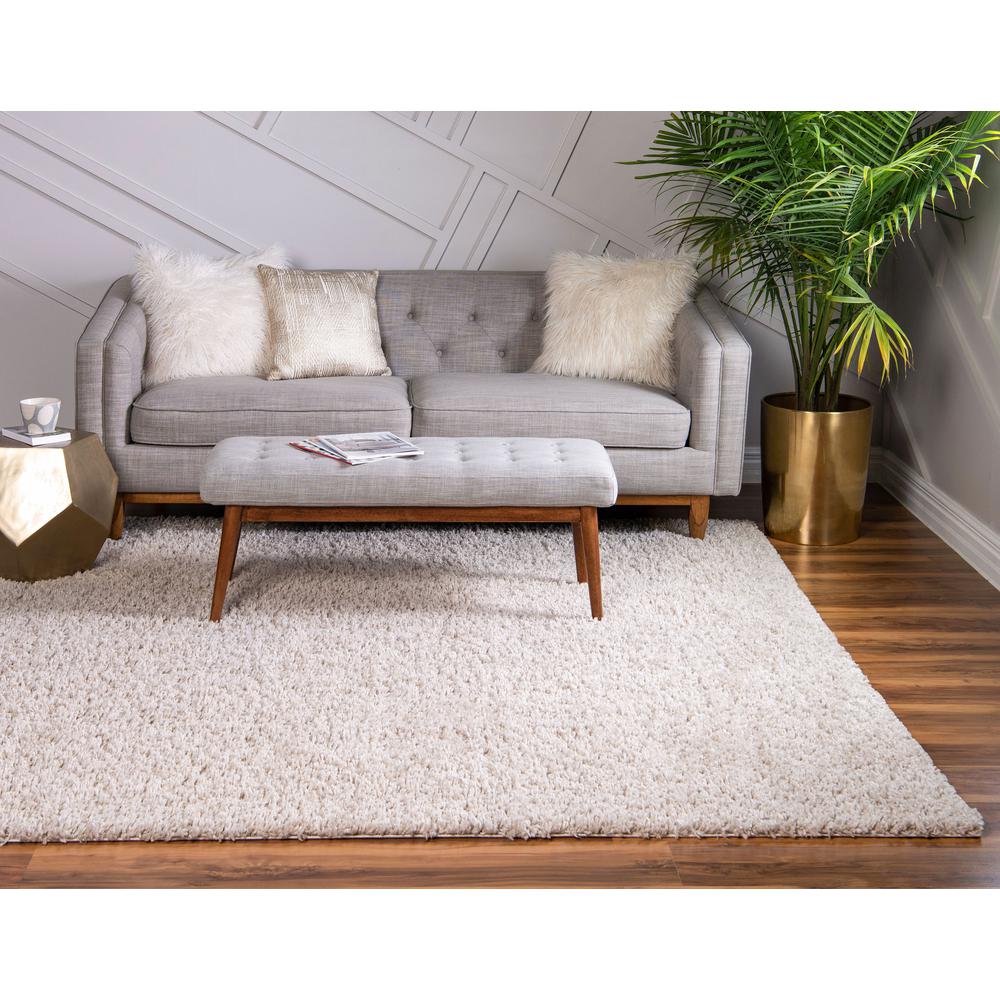 Davos Shag Rug, Linen (8' 0 x 8' 0). Picture 4