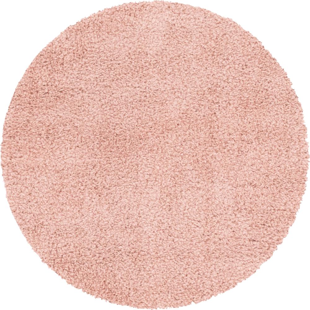 Davos Shag Rug, Dusty Rose (4' 0 x 4' 0). Picture 1