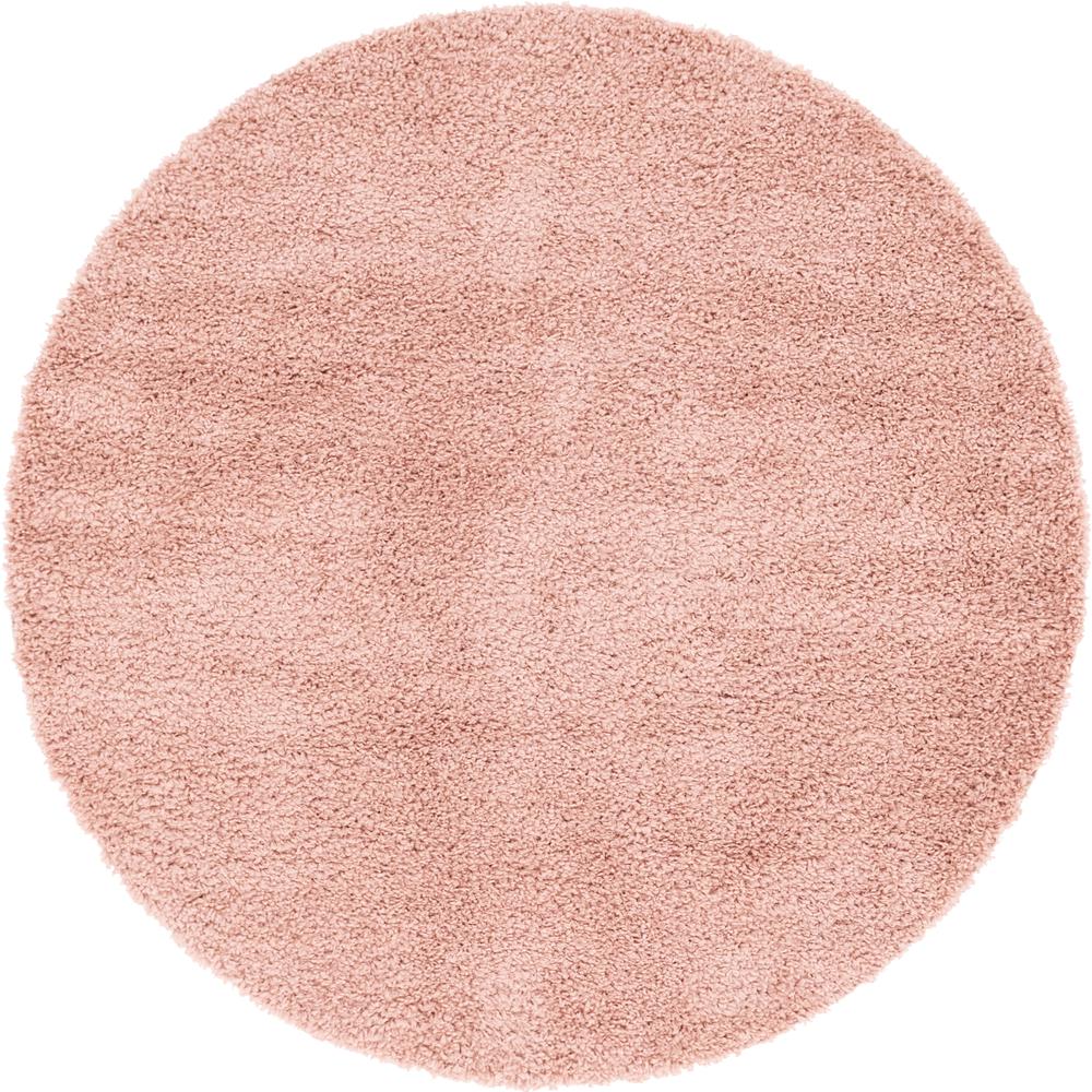 Davos Shag Rug, Dusty Rose (6' 7 x 6' 7). Picture 1