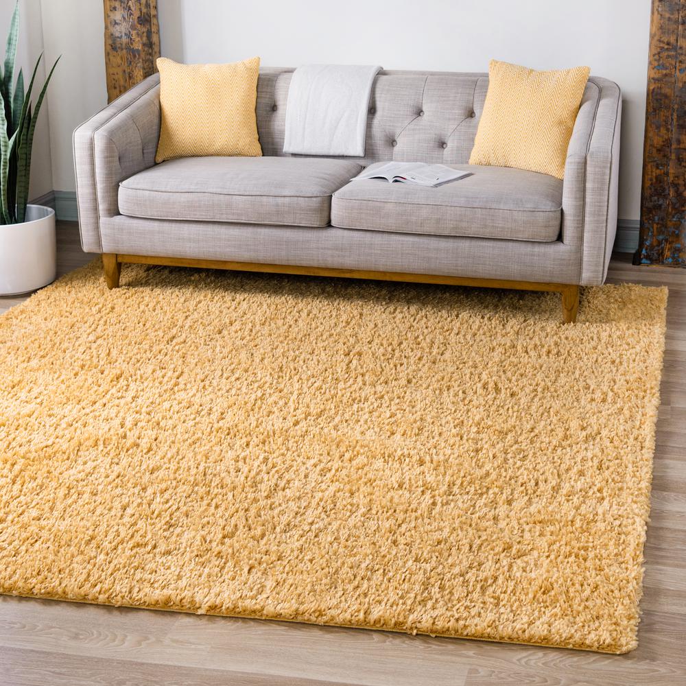 Davos Shag Rug, Sunglow (8' 0 x 8' 0). Picture 2