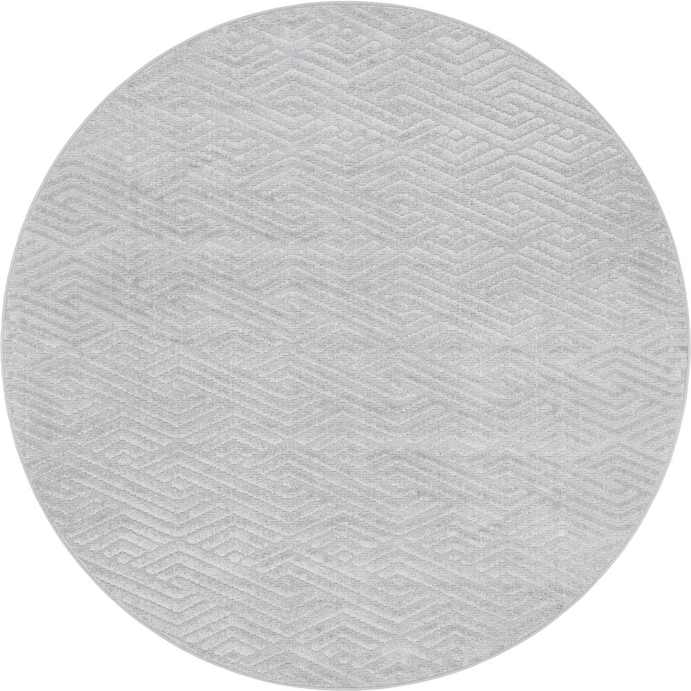 Sabrina Soto™ Hudson Outdoor Rug, Gray (8' 0 x 8' 0). Picture 1