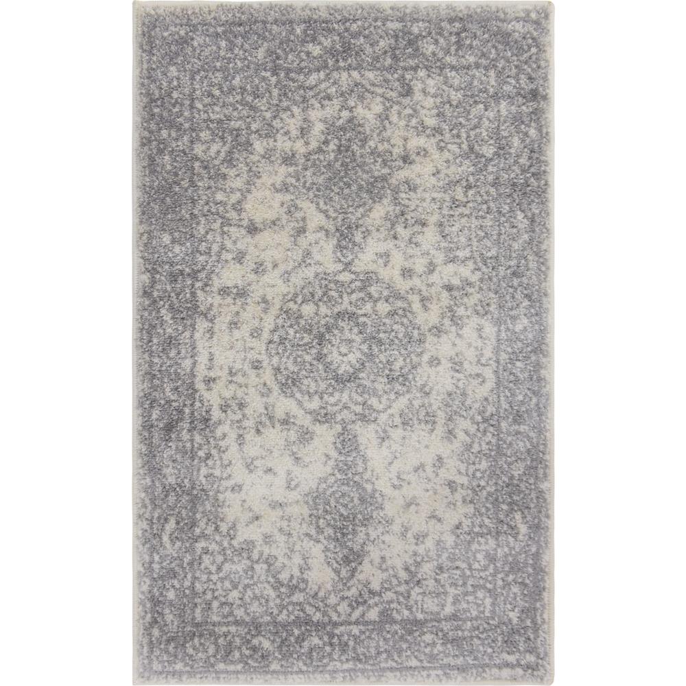 Midnight Bromley Rug, Light Gray (2' 0 x 3' 0). Picture 1