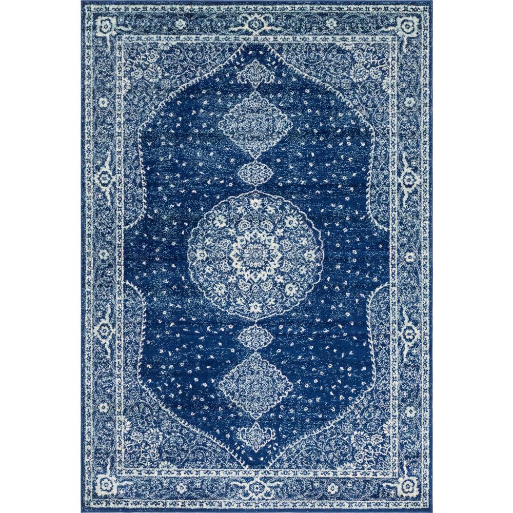 Midnight Bromley Rug, Navy Blue (7' 0 x 10' 0). Picture 1