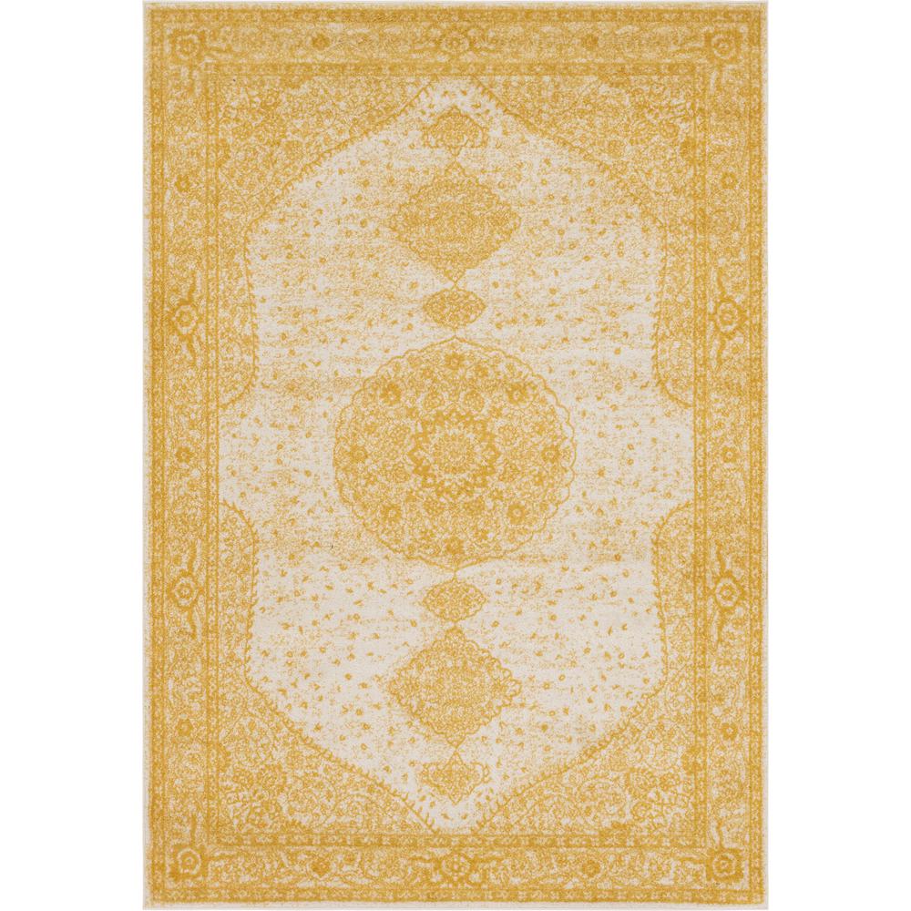 Midnight Bromley Rug, Yellow (7' 0 x 10' 0). Picture 1