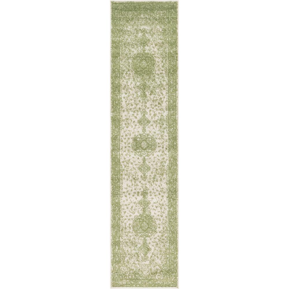 Midnight Bromley Rug, Green (2' 0 x 8' 8). Picture 1