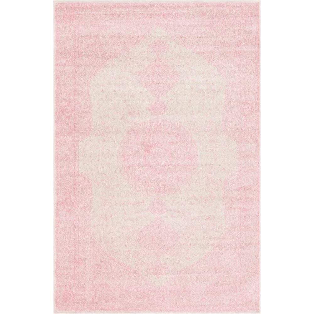 Midnight Bromley Rug, Pink (6' 0 x 9' 0). Picture 1