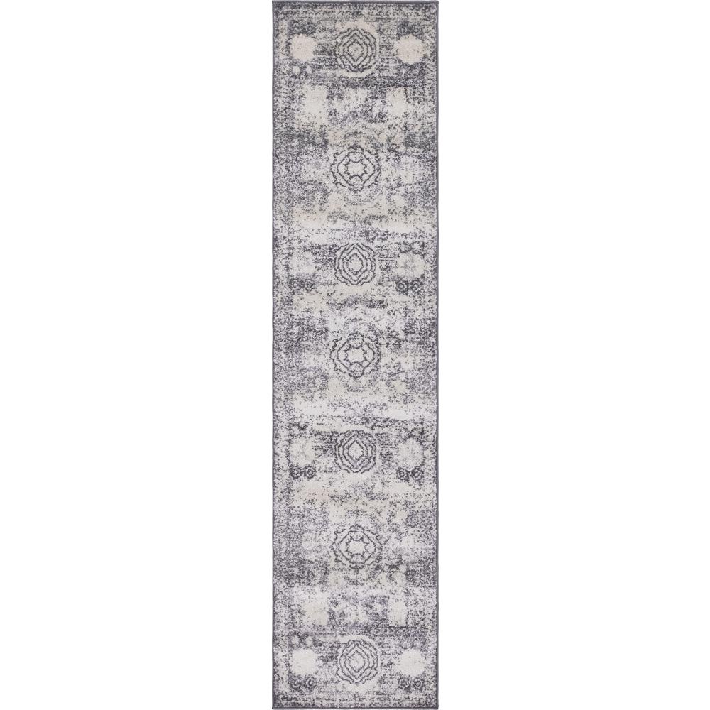 Wells Bromley Rug, Light Gray (2' 0 x 8' 8). Picture 1