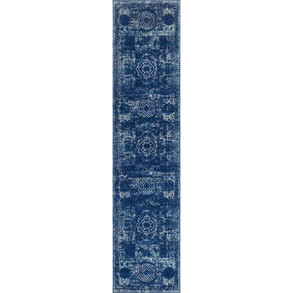 Wells Bromley Rug, Navy Blue (2' 0 x 8' 8). Picture 1