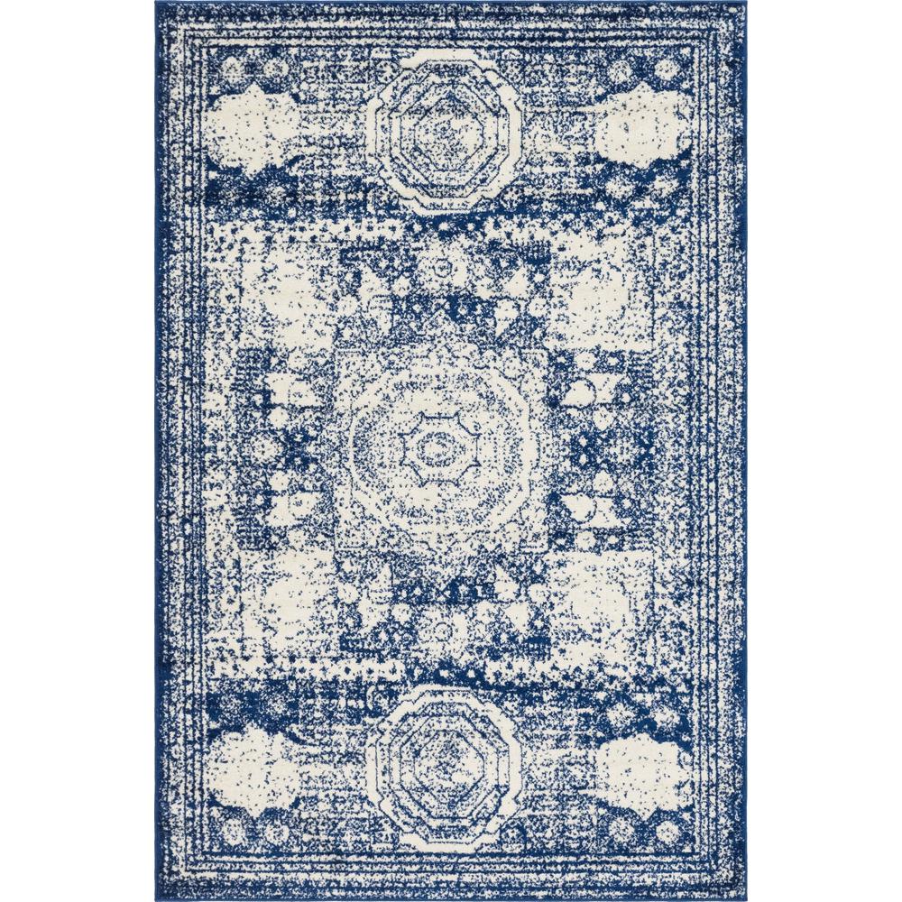 Wells Bromley Rug, Blue (6' 0 x 9' 0). Picture 1