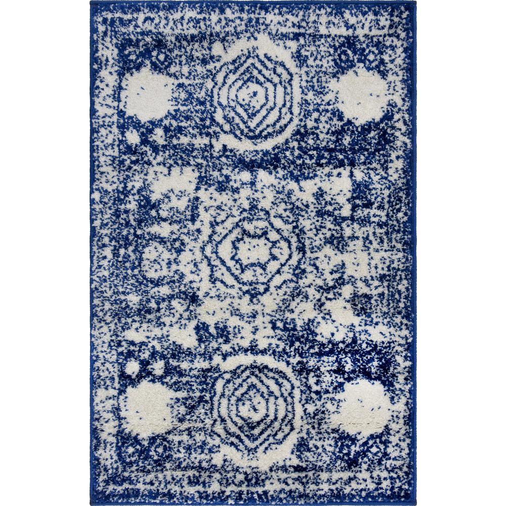 Wells Bromley Rug, Blue (2' 0 x 3' 0). Picture 1
