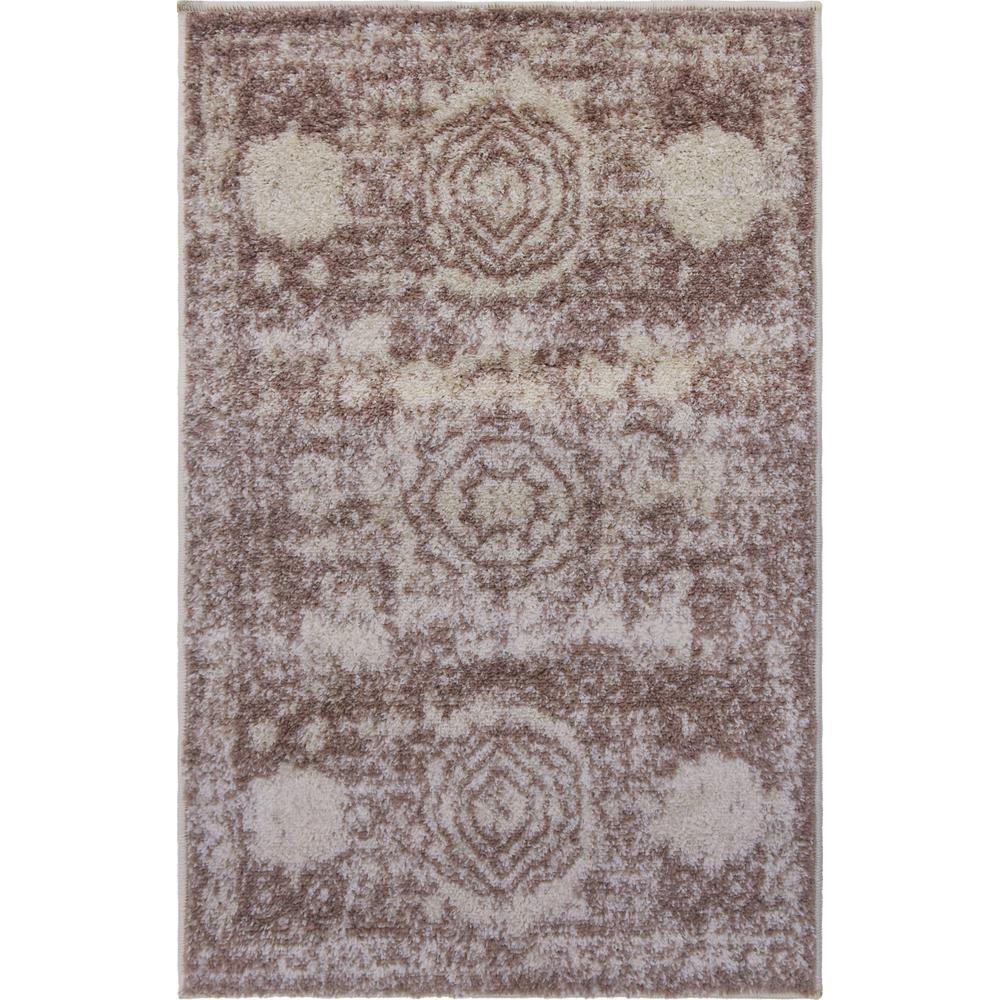 Wells Bromley Rug, Light Brown (2' 0 x 3' 0). Picture 1