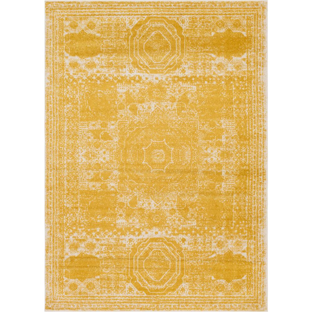 Wells Bromley Rug, Yellow (8' 0 x 11' 0). Picture 1